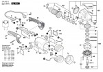 Bosch 3 601 H84 1P1 GWS 24-230 H Angle Grinder Spare Parts